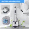 Toilet Brush Long-Handle Toilet Brush Cleaner And Holder Ergonomic Scrub Resistant Scrubber Cleaning Tool For Stone Floor Tile