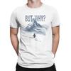 Magliette da Uomo But Why  Storia del Pinguino Nichilista  100% Cotone Abbigliamento Novità Manica Corta Girocollo Idee Regalo Magliette