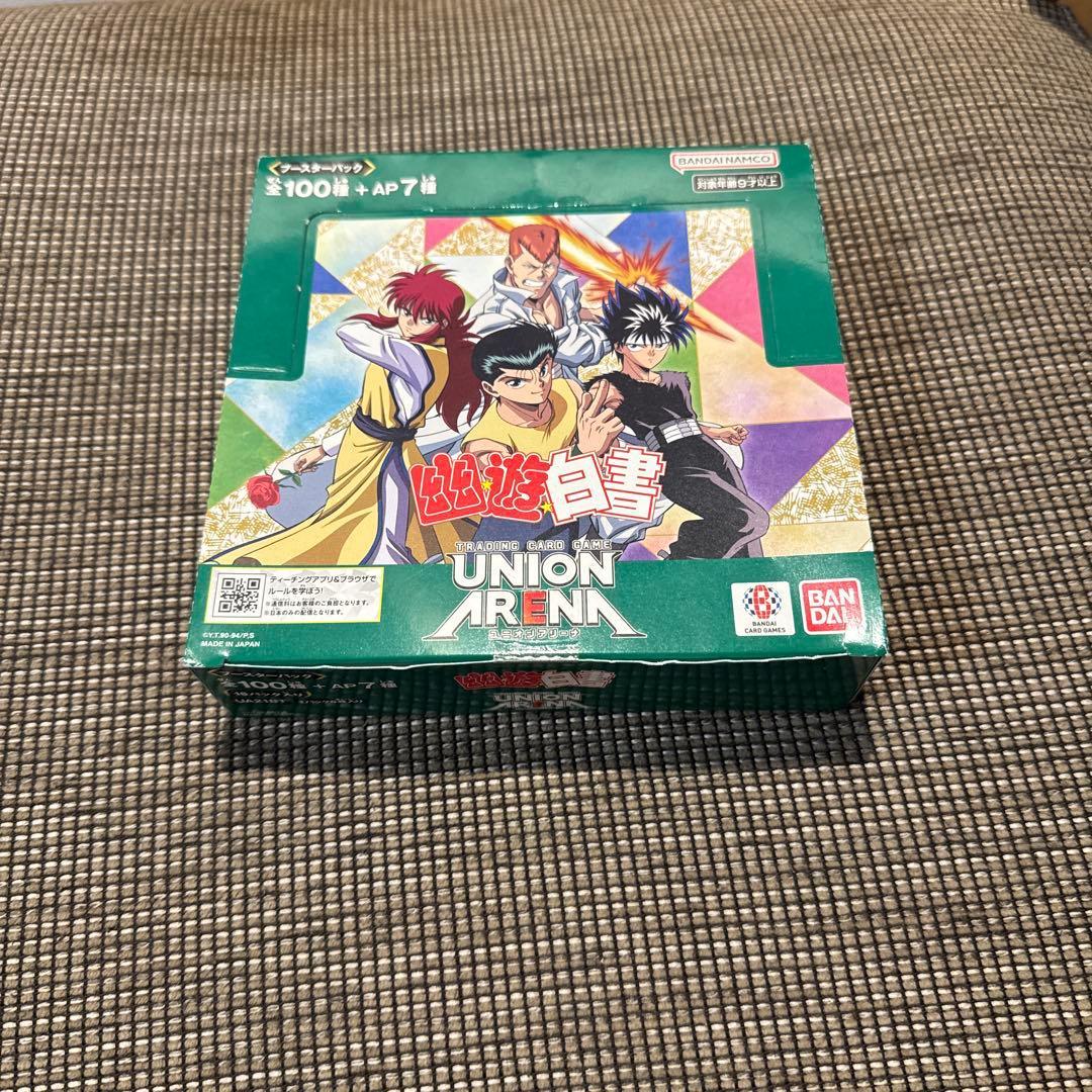 Used Union Arena Yu Yu Hakusho 1box with tape