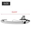 Car Exterior Door Handle Chrome Left Hand Drive Exterior Outer Door Handle 68069943AC for Fiat 500 2012-2018