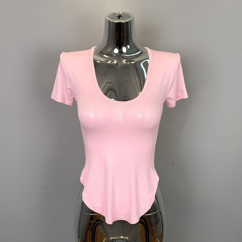 Korean Dongdaemun Sexy Low-Cut Bust-Enhancing Long-Sleeve Top