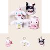 Cinnamoroll Kuromi Character Plush Keychain With Heartshaped Cherry Blossom Hello Kitty For School Bag Gift