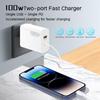 100W Multi-Port Fast Charger for Apple & Samsung, EU/UK PD Adapter