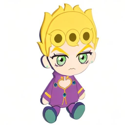 JoJo's Bizarre Adventure: Golden Wind Giorno Giovanna Chibi Plush Toy