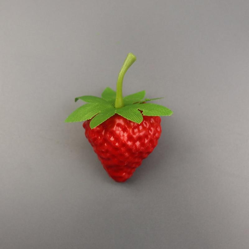 10 Pezzi Fragole Artificiali Realistiche Simulazioni Modello di Frutta Fragole Finte Oggetti di Scena per Esposizione Feste in Cucina Decorazioni per la Casa