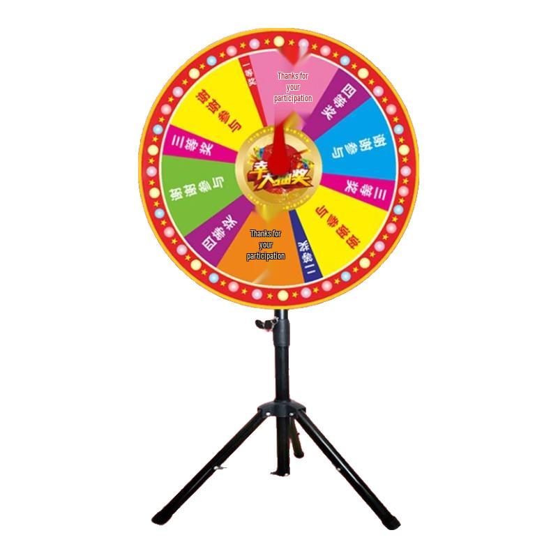 Promotional Event Lucky Draw Turntable Tripod Stand