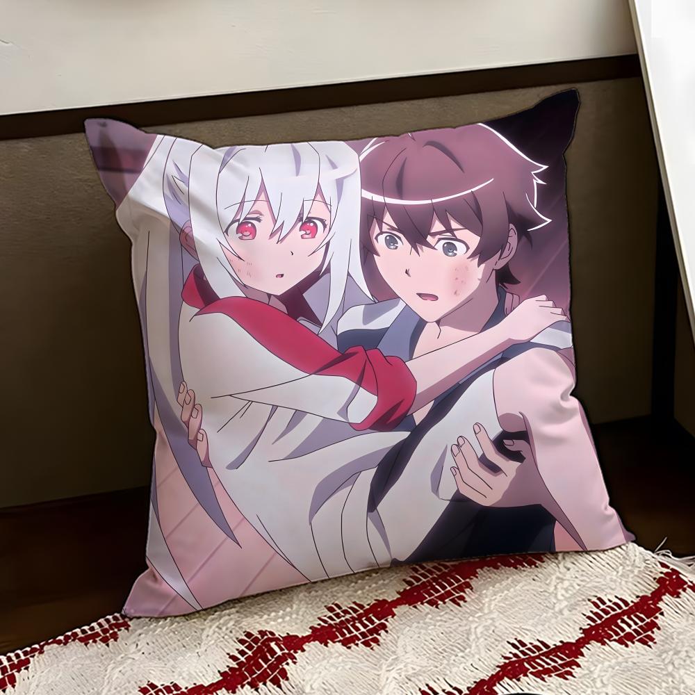 Cute PPlastic MMemories Cushion Cover Reversible Soft Durable Pillow Cover Home  Car MultiScene Use for Daily Comfort