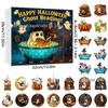 2026 Halloween Witch, Ghost & Goblin Countdown Calendar with Acrylic Pendant Blind Box