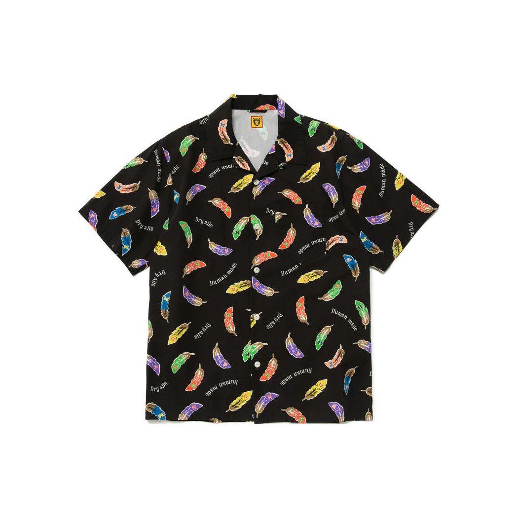 

Human Made Feather Aloha Shirt Blue Unisex Streetwear HM25SH015