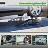 2 Pieces Car Drive-On Ramp Height-Adjustable Ramp Jack, Loading Ramp Set Lifting Platform (Grey)