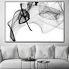 Abstract Black and White Line Painting on Canvas Everything and More Minimalist Posters Prints Modern Wall Art Living Room Decor