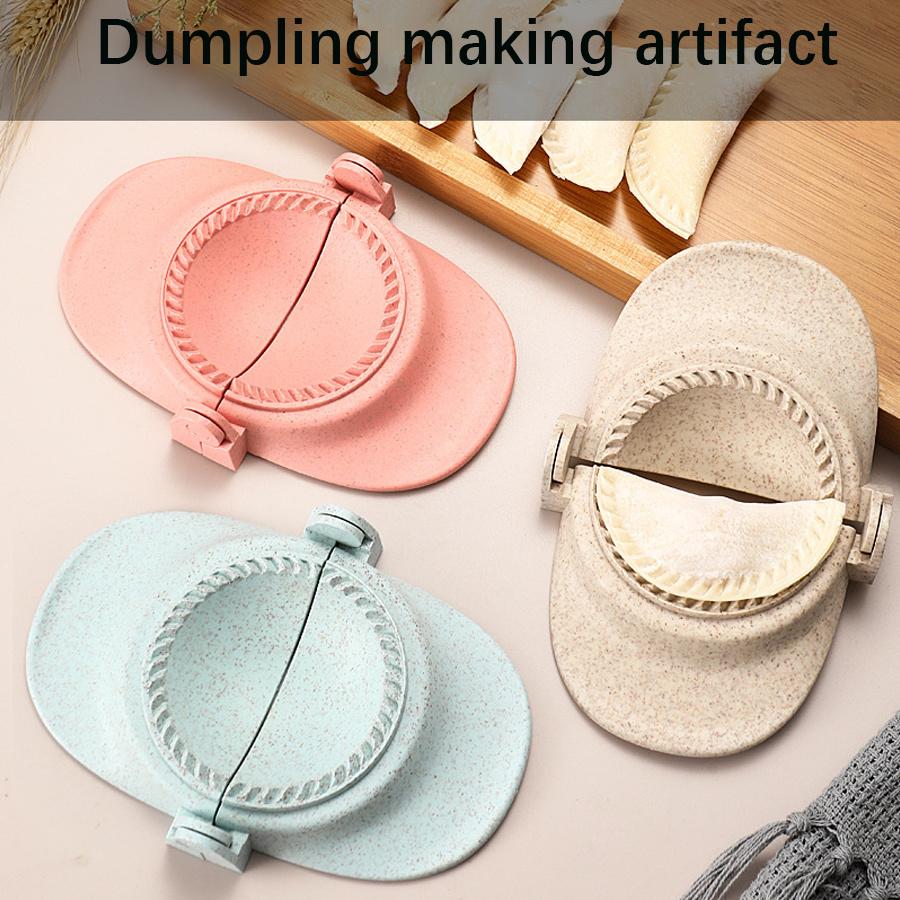 3pcs Dumpling Skin Machine, Creative Dumpling Machine, Kitchen DIY Dumpling Machine, Manual Corn Cake Machine, Dumpling Skin Dumpling Mold