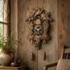 T52 Single-Sided Decorative Wall Clock Sweep Movement for Hallway, Office
