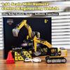 New Desktop Remote Control Engineering Car 1:64 Simulation Mini Excavator Alloy Semi-Scale Remote Control Car