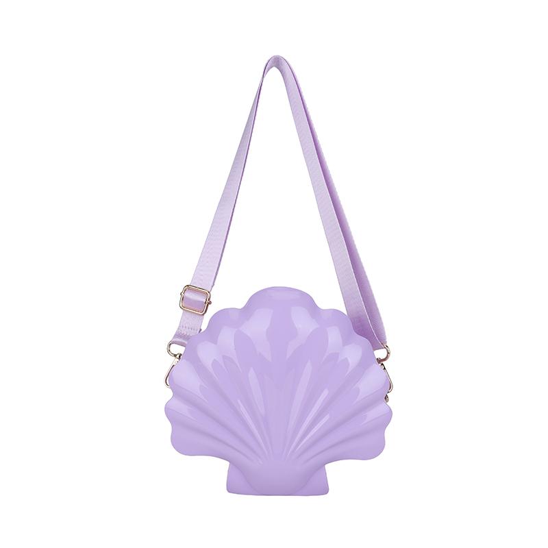 Summer Essential Colorful Solid PVC Shell Sweet Shoulder Bags for Women 2026 Hot Sale Exquisite Fresh Personality Crossbody Bags