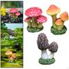 Garden Mushroom Ornament Decor Gift Waterproof for