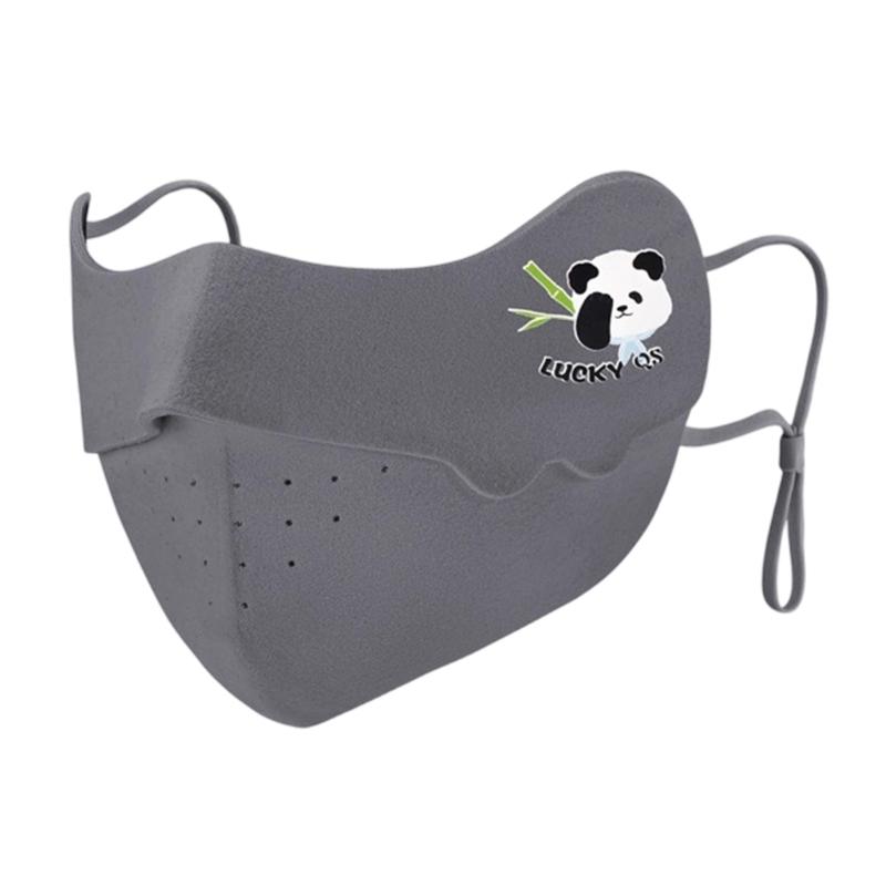 

Термо Детская Защита Лица Ветрозащита Мягкая Ткань Маска Для Лица Для Велоспорта Лыжного Спорта Зимних Видов Спорта 3-10 Лет серый