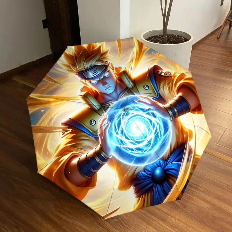 1pc Naruto Automatic Open/Close Umbrella, Lightweight Design for Everyone,Durable Canopy yy251014043