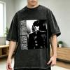 T-shirt lavata Vintage Janet Jackson Rhythm Nation Tour maniche lunghe o corte vintage Lavata moda Unisex