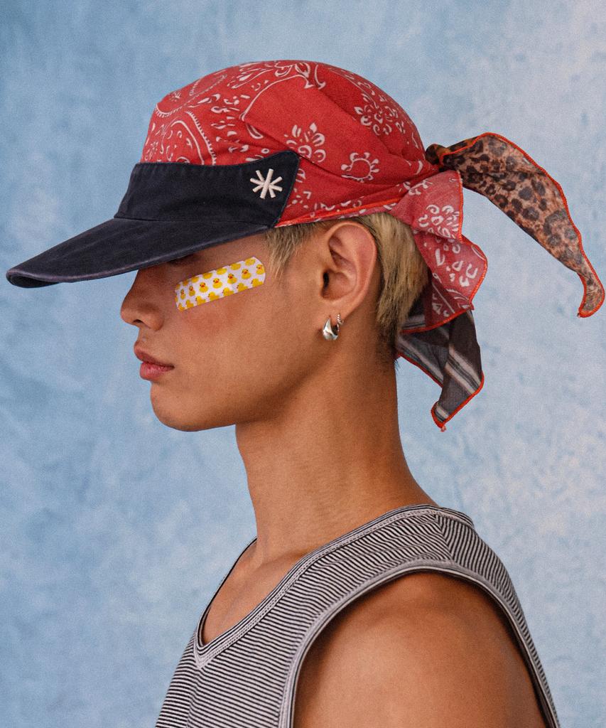 GLACK Gc079 Floppy Cotton Bandana Cap (Leopard)