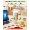 Portable blender for making smoothies; BPA-free mini blender for mixing protein powder; 15 ounces (approx. 440 ml)