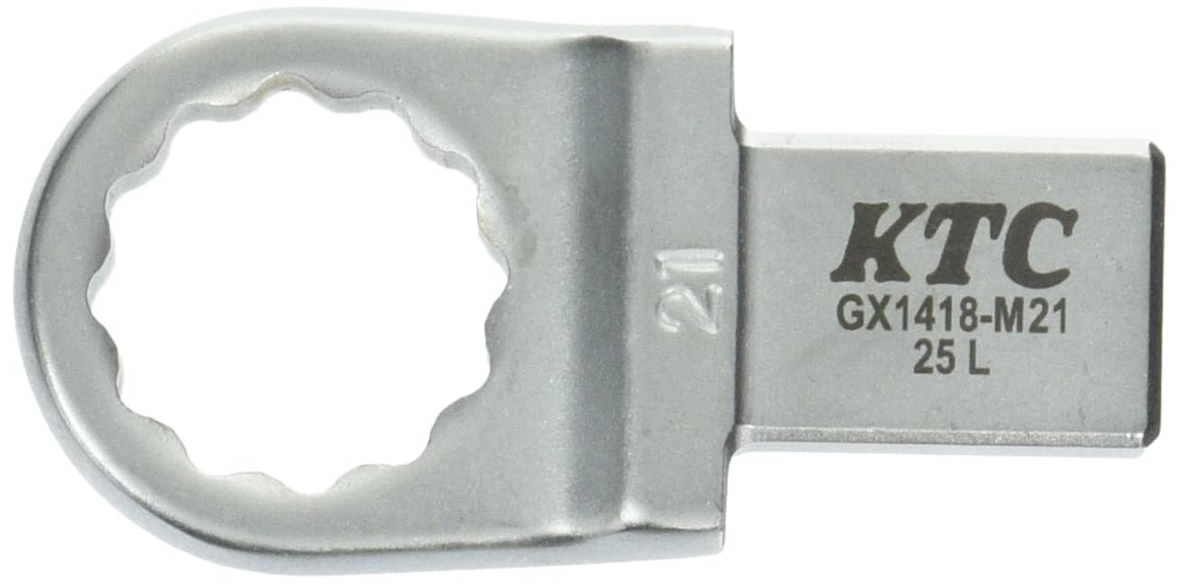 

Kyoto Tool 14x18 Interchangeable Head Preset Torque (KTC) Drive, Wrench, 21mm, Dodecagonal, GX1418-M21