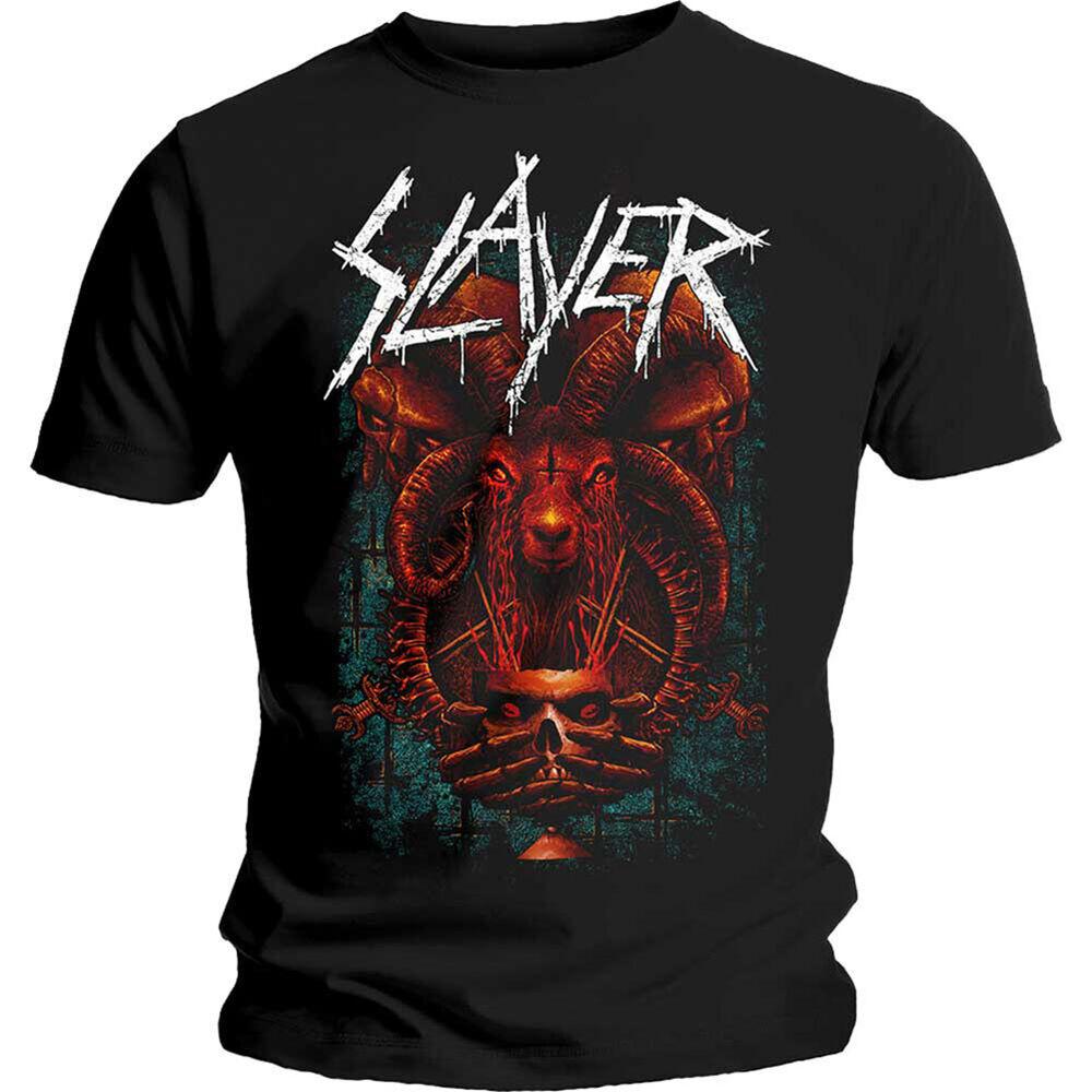 

Чорна футболка унісекс Slayer Offering Slim Fit XXXXL