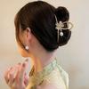 Alloy Womens Back-of-Head Grabber Large High-End Hair Claw Clip Summer 2026 Shark Clip Headpiece Japan and Korean Style