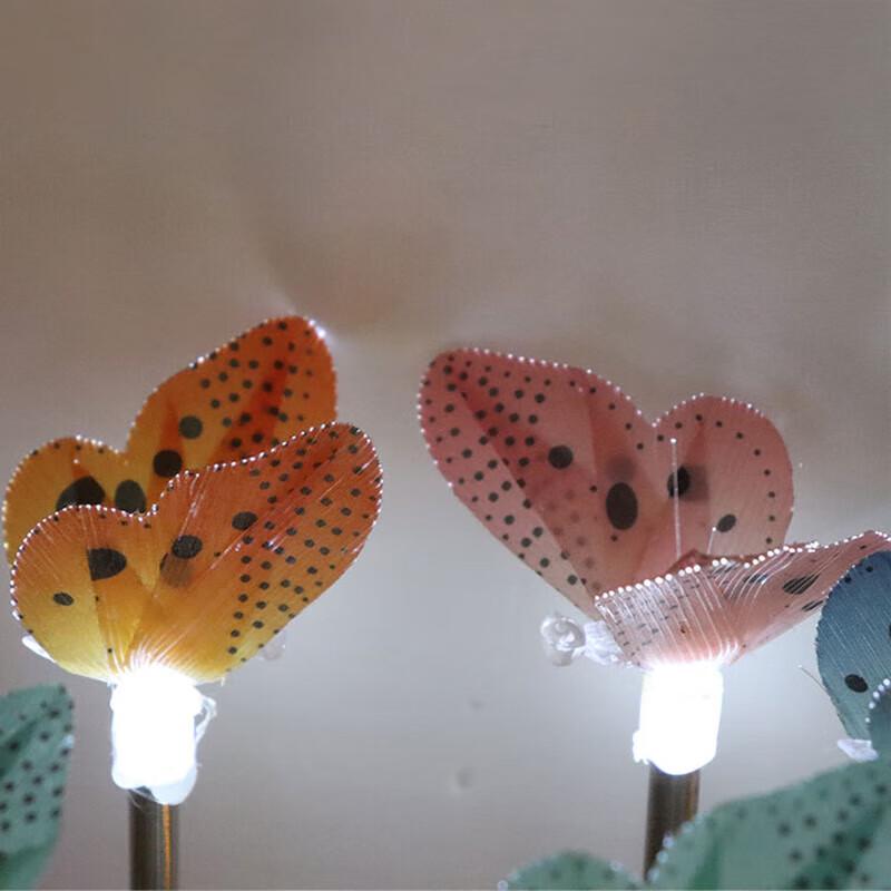 Beigong LED Fiber Optic Butterfly Lawn Lights (20-Pack)