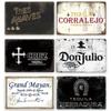 Vintage Tequila Bar Metal Tin Logo Plaque Tin Painting Bar Club Modern Wall Art Home Decoration Board Wall Painting Gift