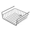 [BLKP] Pearl Metal Storage Under Cabinet Rack Basket Hanger Basket Kitchen Under Cabinet Wide Shallow BLKP Black AZ-5180