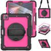 For iPad Pro 11 12.9 13 Inch Case Shockproof Stand Tablet Cover iPad Air 11 4 5 10.9 10th 11th Generation Cases+PET Screen+Strap