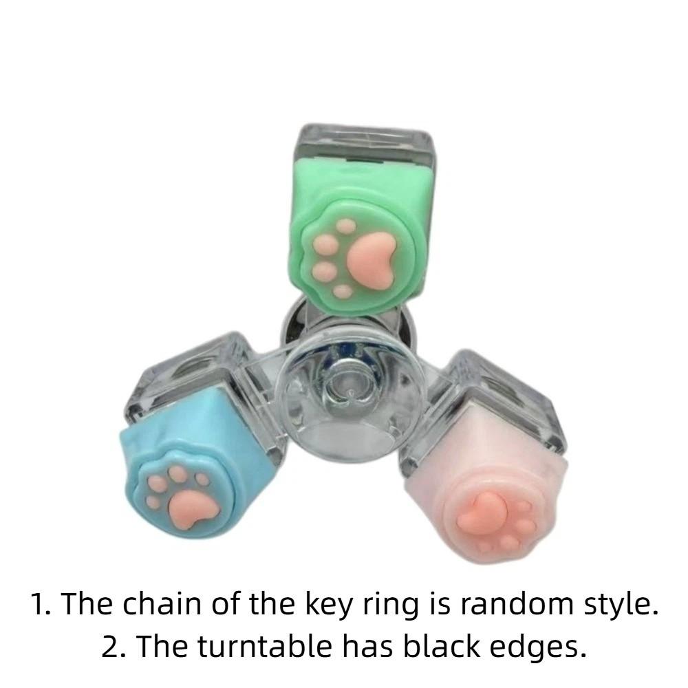 

Fingertip Toy Mechanical Keyboard Fidget Spinner Cartoon Cat Claw Button Pendant Kids Toy 3 Buttons