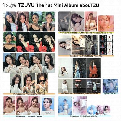 Tzuyu 1st Mini Album abouTZU Photobook Ver Official Photocard Poster Film