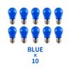 10 Adet Renkli E27 LED Ampul 220V 2W A45 Lamba Kırmızı Mavi Beyaz Sarı Pembe PC Dış Mekan Kamp Dekorasyonu Festival Renkli Ampul Lamba