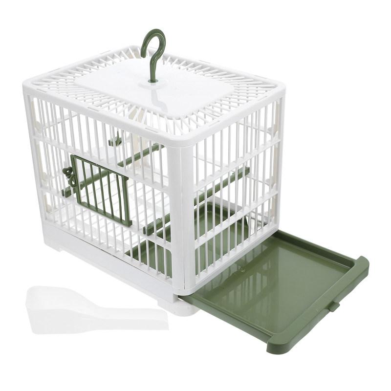 Foldable Bird Travel Cage Parrot Portable Carrier Stand Easy Transport Parakeet Small Birds Travel Cage Parakeet Cages