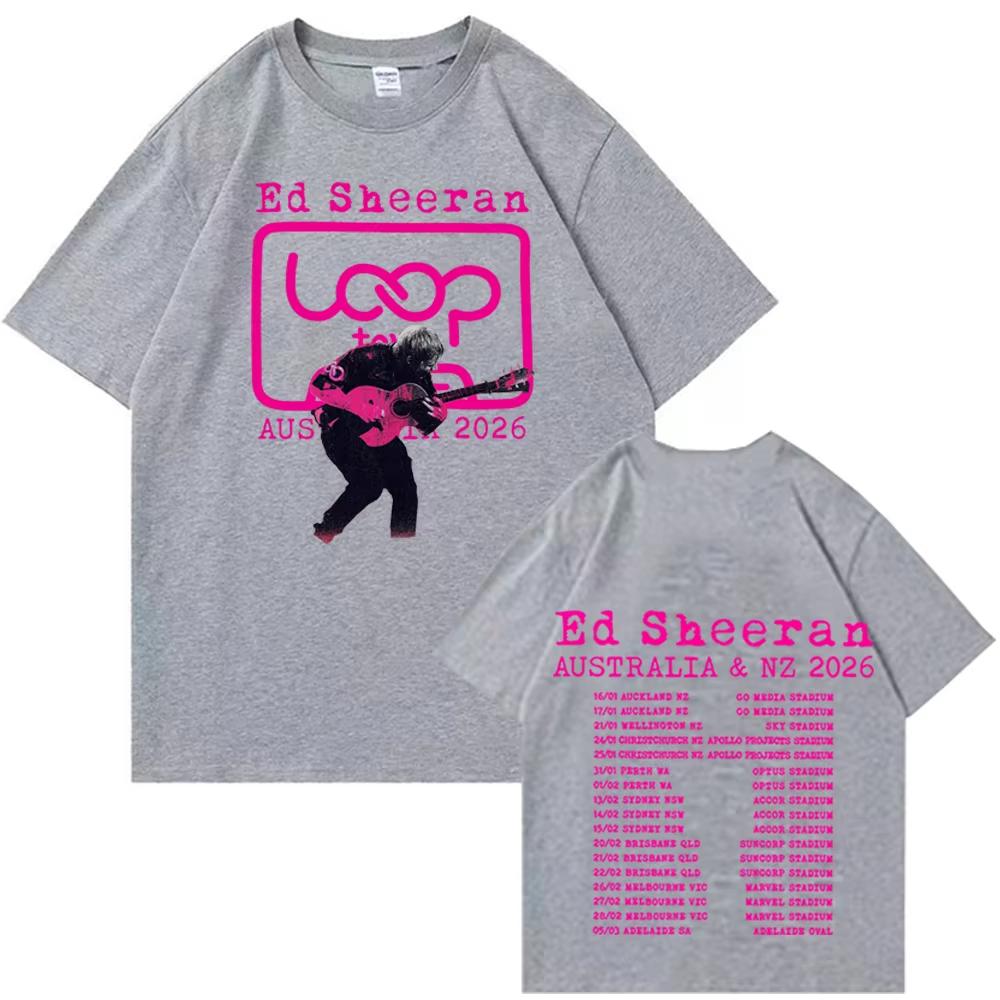 

Ed Sheeran Loop Tour 2026 Tshirt Man Woman Harajuku Oneck Casual Shirt Ed Sheeran Tshirt New Women T Shirt 2026 Men Tshirt L