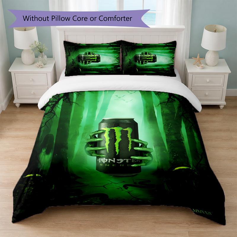 Monster Energy Print 3Pcs Duvet Cover