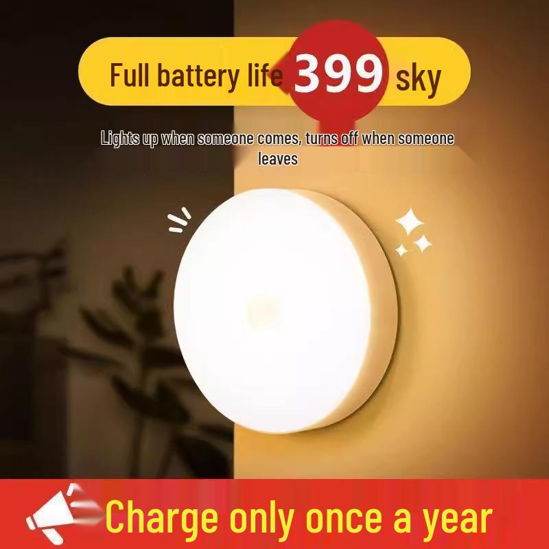 Smart Motion Sensor Night Light: Automatic, Super Bright for Toilet, Corridor, Dorm, and Home Use