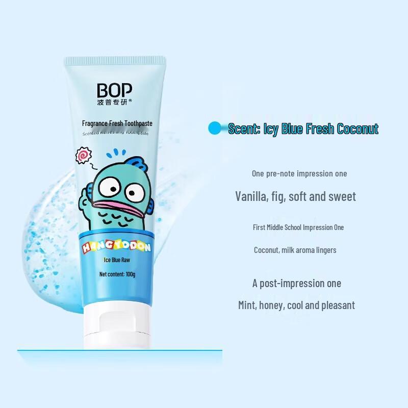 BOP Ice Blue Coconut Fragrance Fresh Toothpaste