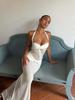 Kardashian Style Sexy Backless Halter Neck Cutout Long Summer Dress.