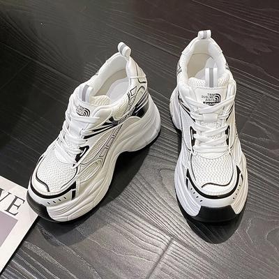 10cm Zomer Dames High Top Sneakers Herfst Lente Dames Schoenen Chunky Sneaker Ademend Wedge Casual Schoenen Zapatos Casual Mujer
