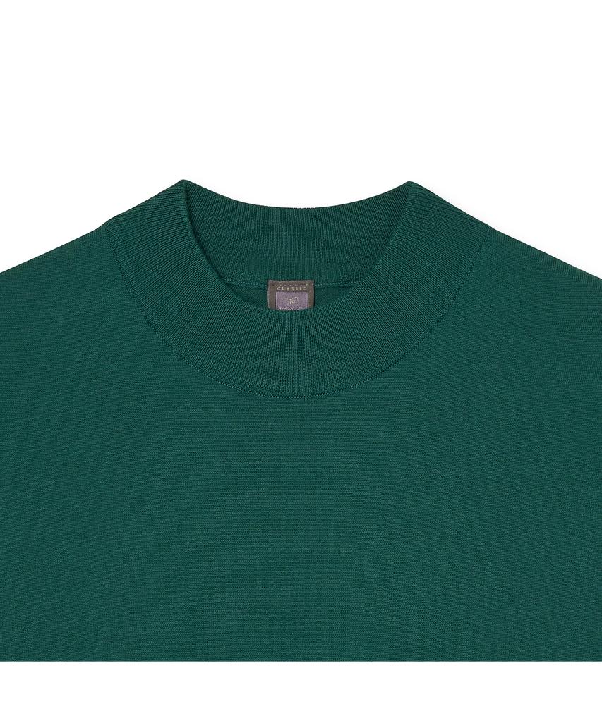 IOLO Supima Cotton Semi Mock Neck_Green