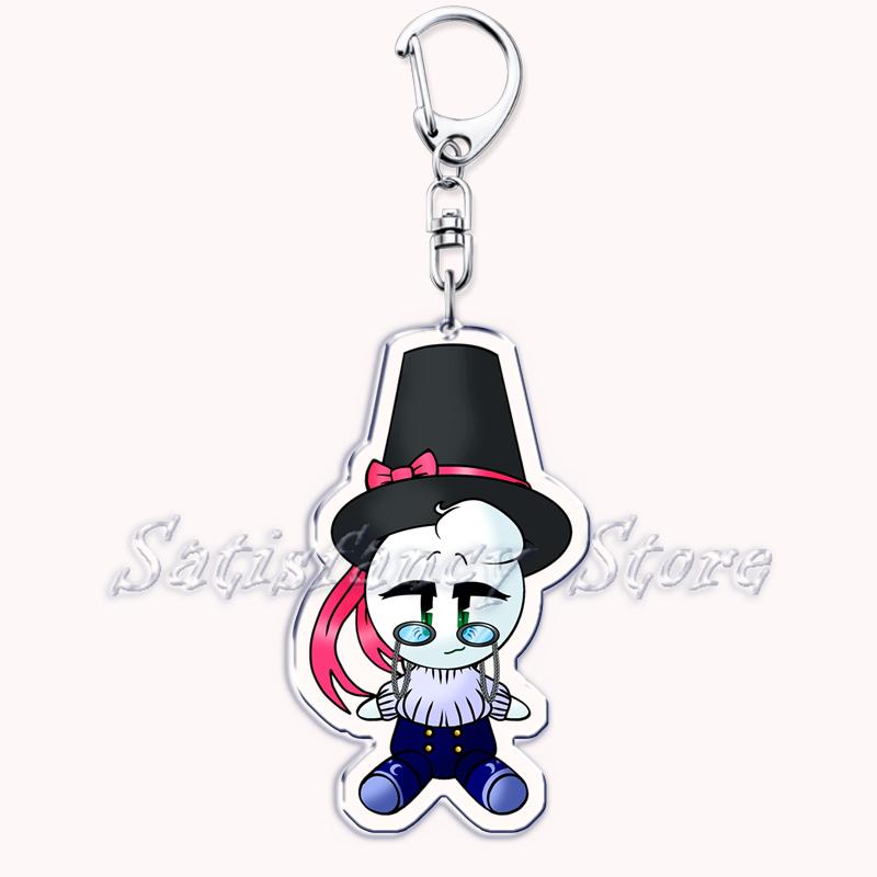 

Game Henry Stickmin Charles Calvin Acrylic Keychains Keyring for Accessories Bag Pendant Key Chain Ring Jewelry Friends Gifts