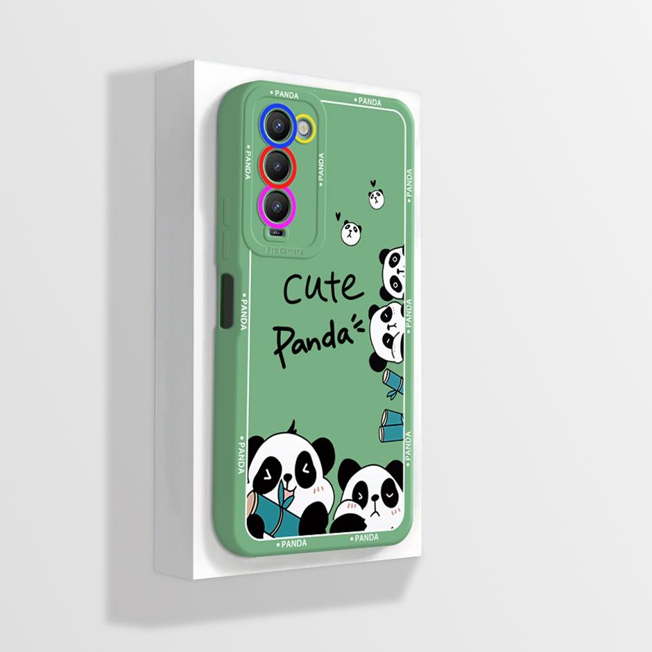 For Tecno Camon 18 18P Case CH6 CH7 Soft Silicone Phone Cover for Camon 18 Camon18 P Camon18P Cases Straight Edge Bumper Fundas