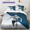 Harry Kane Hero Set Copripiumino Trapuntato Federa Decorazione per la Casa Regalo di Compleanno (1 * copripiumino + 2 * federa, senza nucleo)