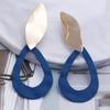 Orecchini Statement Vintage Retrò 2019 Bianchi Geometrici Lunghi Pendenti per Donne Matrimonio Festa Regalo di Natale Ingrosso