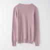 Men's Round Neck 100% Cashmere Long Sleeve Knit Sweater
