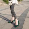 Spring Summer High Heels Women Pumps Party Shoes Elegant Office Lady Middle Heels 5cm Soft Comfortable Daily Wear Black Green Plus Size 42