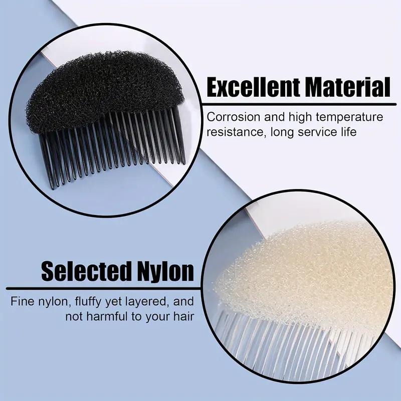 Fluffy Hair Pads Hair Volume Increase Puff Hair Clips Convenient Hair Bump Up Sponge Hairdressing Accessories For Women Girls